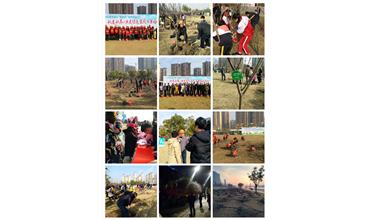 南通分公司與當(dāng)?shù)刂驹刚吖餐瑢?shí)現(xiàn)“同栽一棵樹，同抹一片綠”的夢想